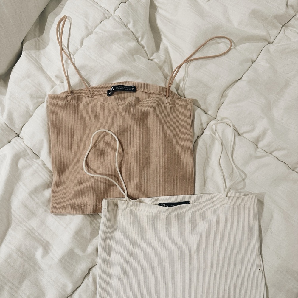 ZARA Ribbed Crop Tops!